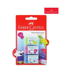 Eraser Seaworld Set Of 3 Faber Castell 187021