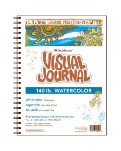 Strathmore Visual Journal, Cold-Press Watercolor, 9" x 12in - 460-59