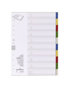 Divider 1 - 10 Colour Plastic