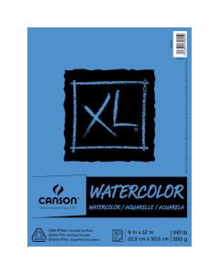 Canson XL Series Watercolor Pad, 9" x 11" - 100510941