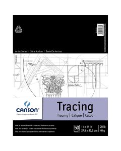 Canson Foundation Tracing Paper Pad 11" x 14" - 100510961