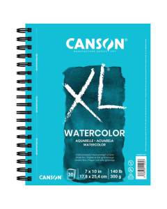 Canson XL Watercolor Pad, 30 Sheets, 7" x 10" - 400077425