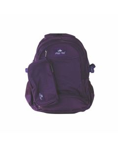 School Backpack 18" Purple - Glossy Bird