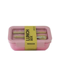 Lunch Box 850 ml Square - Pink