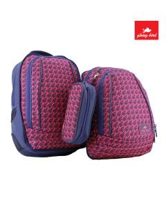 Backpack Glossy Bird Dark Pink 2089