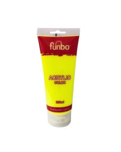 Funbo Acrylic Tube 200 ml Fluorsecent Lemon