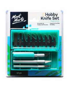 Mont Marte Hobby Knife Set SK5 Blades 13pc