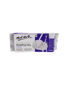 Mont Marte Air Hardening Modelling Clay - White 500gms