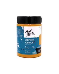 Mont Marte Signature Acrylic Colour 300ml Orange Yellow