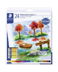 STAEDTLER Watercolour Paint Tube - Multi-Colour (Pack of 24)