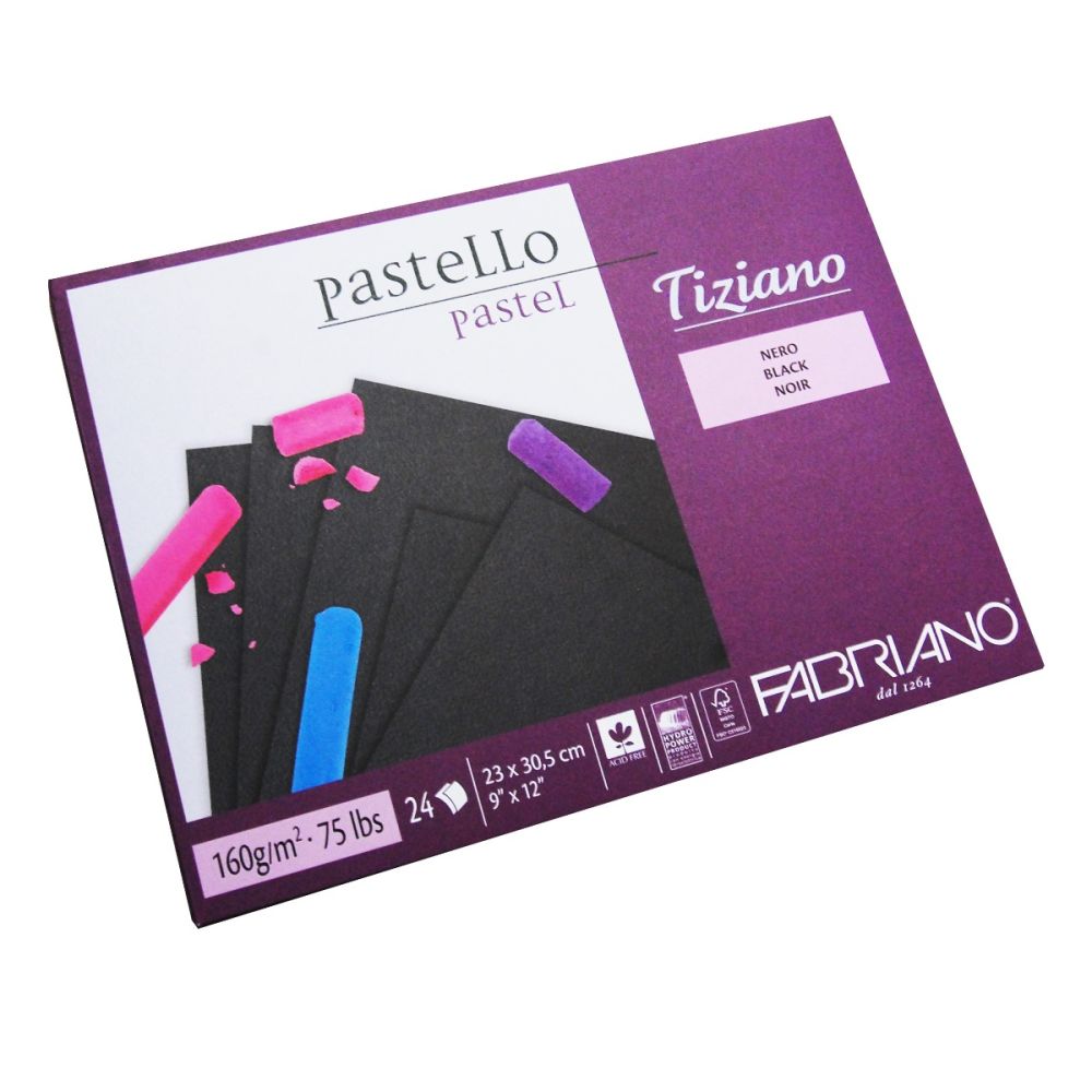 Tiziano Pastel Blocks Black Fabriano - 46723305