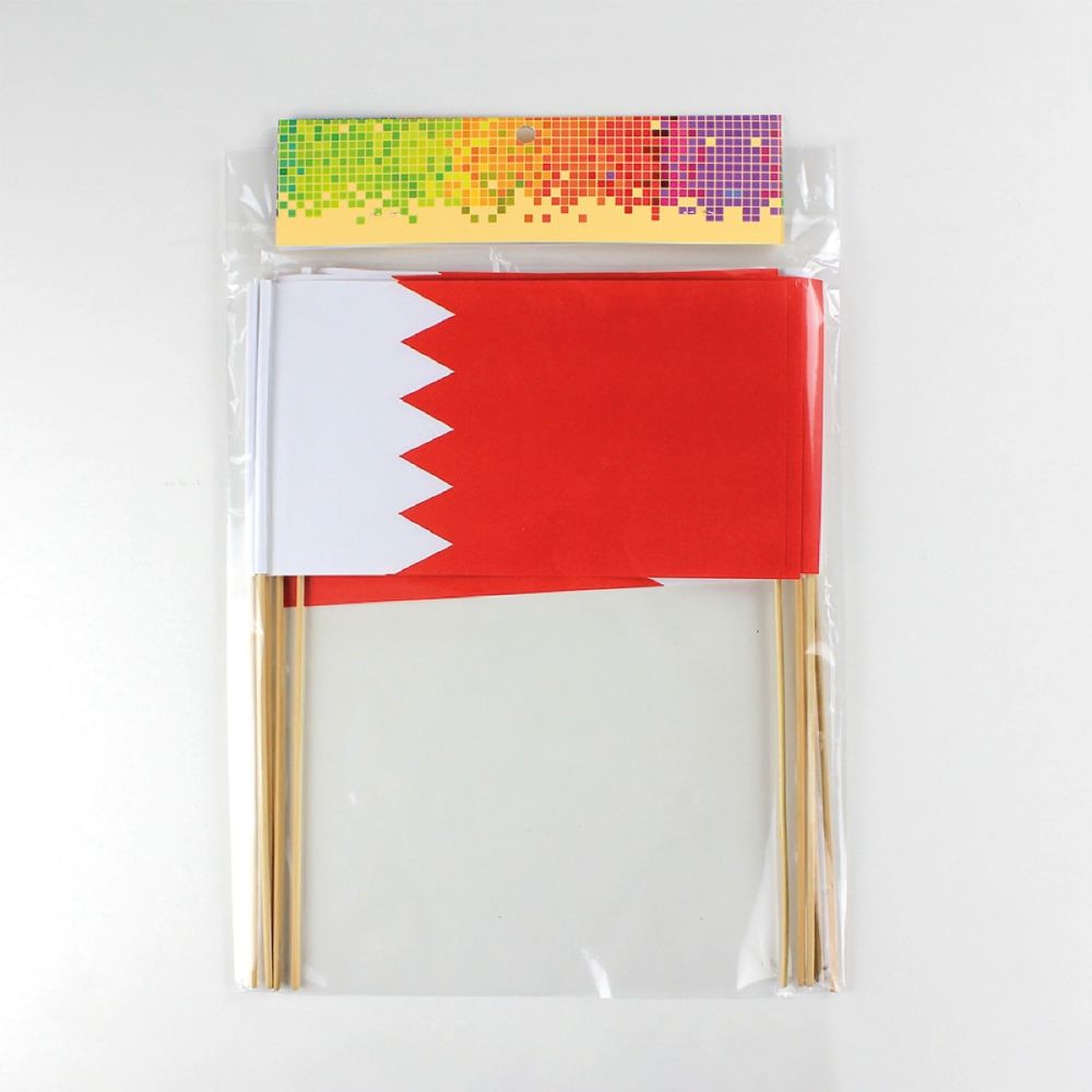 Bahrain Flag Medium - Pkt of 10