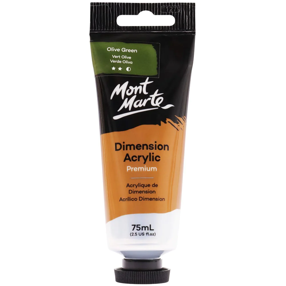 Mont Marte Dimension Acrylic 75 ml - Olive Green