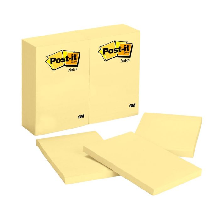 Post It Yellow 4X6 659 1X100