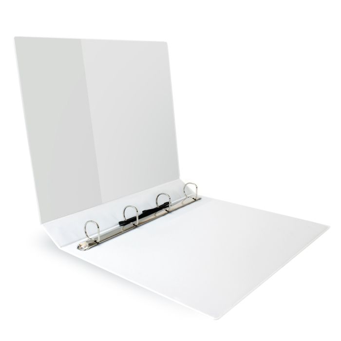 Ring Binder 25mm 4 Ring A4 White Excel 