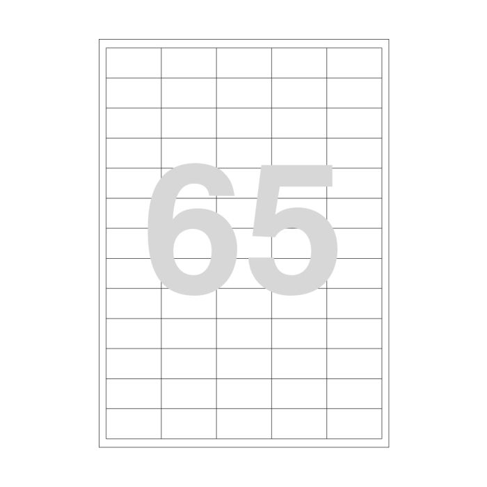 Agipa 65 Labels 38x21.2 A4