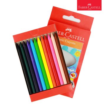 Plastic Crayons12 Colour Faber Castell