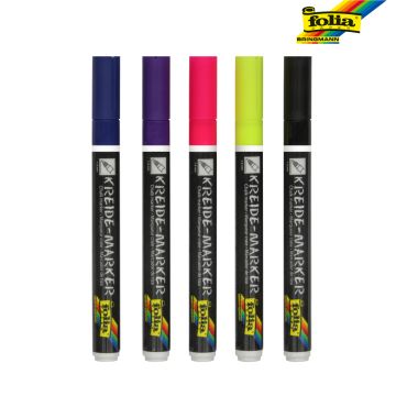 Kreide Chalk Markers Set of 5 Neon Lights