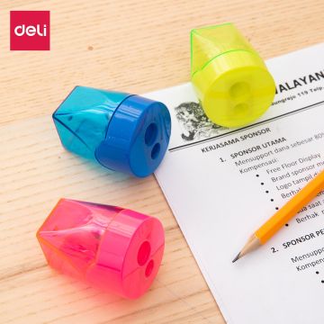 Pencil Sharpener 2 Hole Deli - 39768