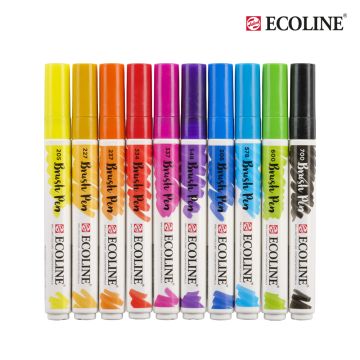 Ecoline Liquid Watercolor Brush Pen Set of 10 - 6727