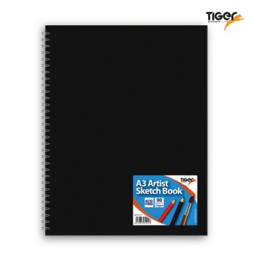 Artist Sketchbook Book A3 Twin wire 80/s - Tiger 301141