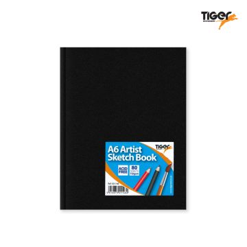 Artist Sketchbook Book A6 80/s Casebound  - Tiger 301148