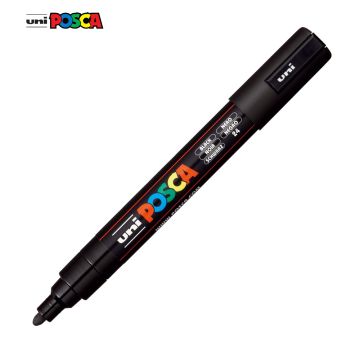 Posca Paint Pen Waterbased Marker PC-5M - Black
