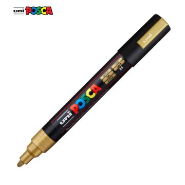 Posca Paint Pen Waterbased Marker PC-5M - Gold