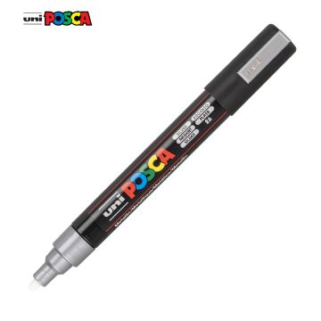 Posca Paint Pen Waterbased Marker PC-5M - Silver