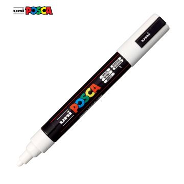 Posca Paint Pen Waterbased Marker PC-5M - White