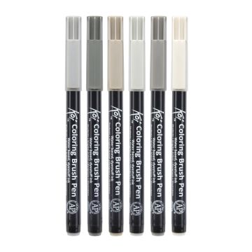 Koi Colouring Brush Pen Set 6 Urban colour s