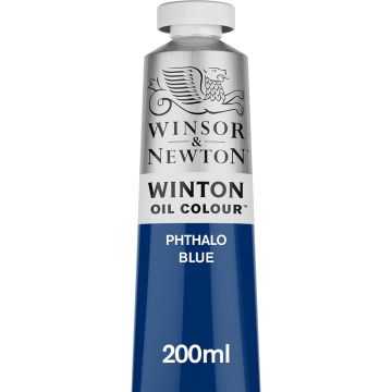 Winton Oil Colors, 200ml Phthalo Blue