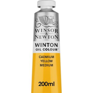 Winton Oil Colors, 200ml Cadmium Yellow Medium