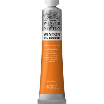 Winton Oil Colors, 200ml Cadmium Orange Hue