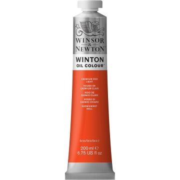Winton Oil Colors, 200ml Cadmium Red Light