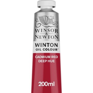 Winton Oil Colors, 200ml Cadmium Red Deep Hue