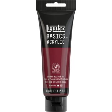 Liquitex Basics Acrylic 118ml Cadmium Red Deep