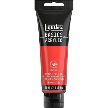 Liquitex Basics Acrylic 118ml Cadmium Red Light