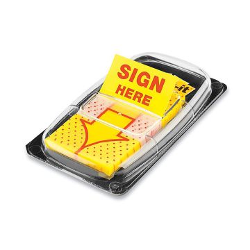 Post It Flag Sign Here