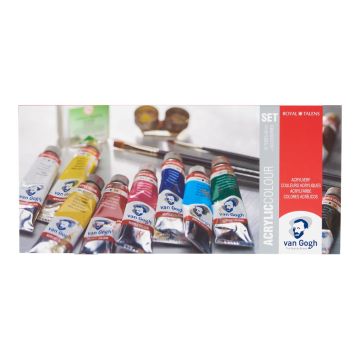 Acrylic colour advanced  set | 10 x 40 ml Van Gogh