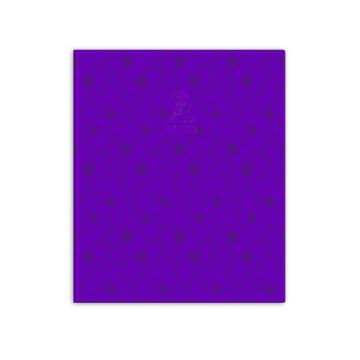 Single Line Book 10x8" Transparent 100 Sheet PVC Purple - Falcon