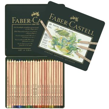 Faber Castell Pitt Pastel pencil, tin of 24