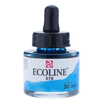 Ecoline Bottle Sky Blue Cyan 578