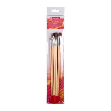 Oil & acrylic brush set ox hair | 5 brushes - 2610