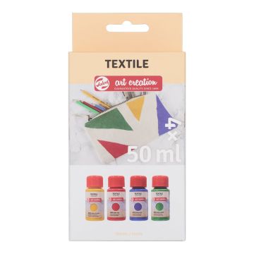 Textile set Neon | 4 x 50 ml Talens Art Creation 