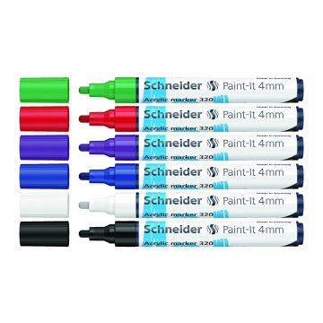 Schneider Paint-It 320 Acrylic Markers - 120295