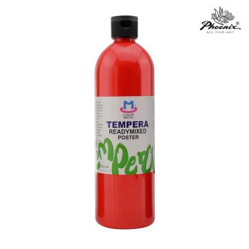 Tempera Poster Colour 500ml Brilliant Red - 314