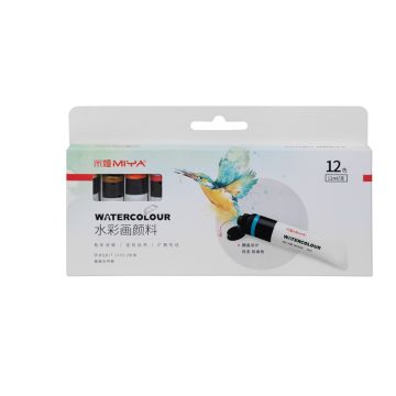 Miya Watercolor Tube set of 12 x 12ml