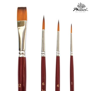 Artist Brush Phoenix 6604S 4pcs Set