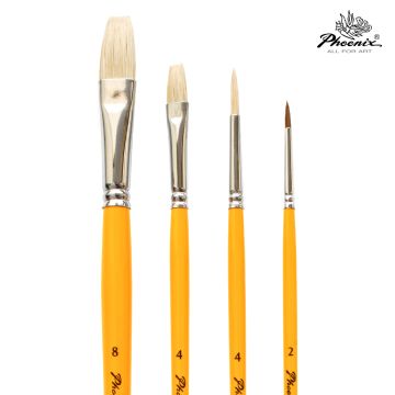 Artist Brush Phoenix 6607S 4pcs set